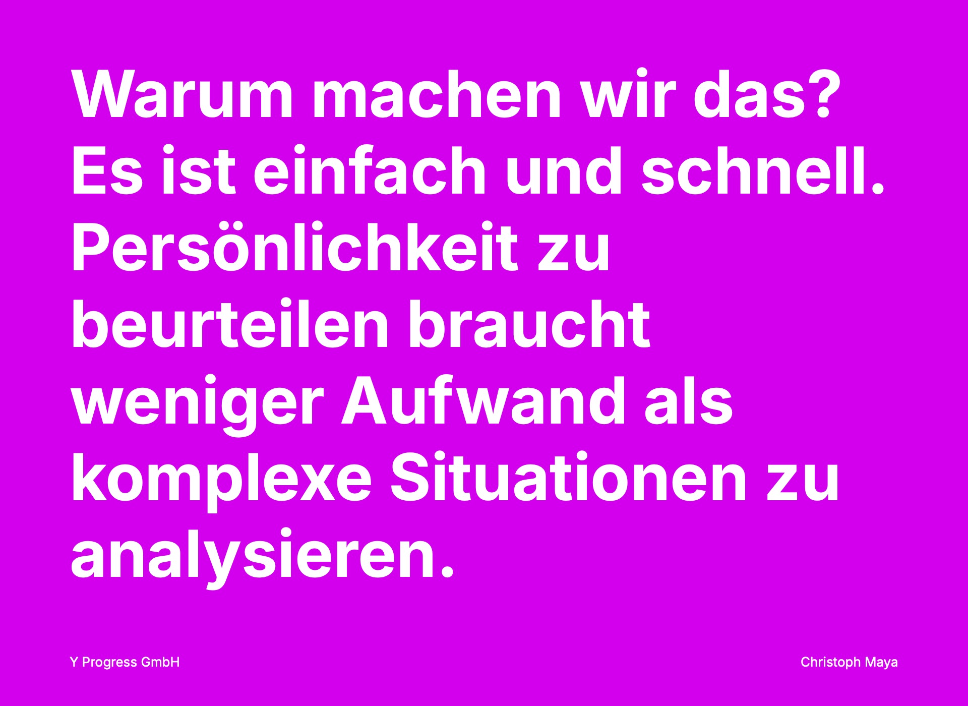 Der Fundamentale Attributionsfehler: Wenn wir innen und außen vertauschen — Folie 6